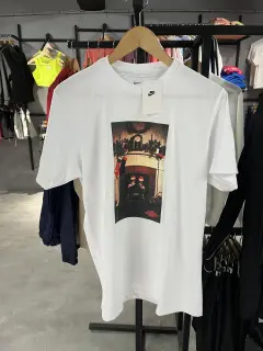 franela navidad blanca caballero