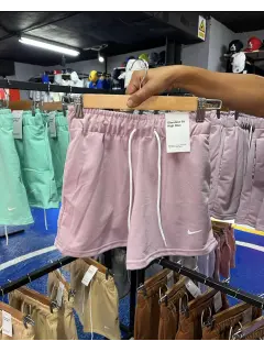 shorts dama algodón rosa pastel