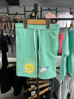 short aquamarine swoosh