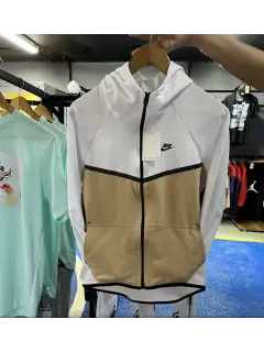 chaqueta tech dama blanco beige